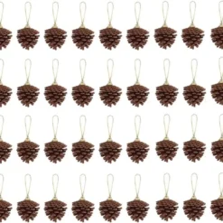 36pcs Real Pine Cone Christmas Ornaments 8 36pcs Real Pine Cone Christmas Ornaments -Christmas Decorations Store 2.5 Hanging Real Pine Cones Ornaments 36 Pcs 2 result 600x542 1