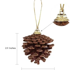36pcs Real Pine Cone Christmas Ornaments 11 36pcs Real Pine Cone Christmas Ornaments -Christmas Decorations Store 2.5 Hanging Real Pine Cones Ornaments 36 Pcs 5 result 600x635 1
