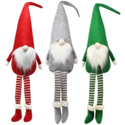 3pcs Christmas Swedish Santa Gnome Plush 20in