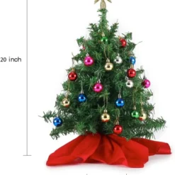 Pre Lit LED Table Top Mini Christmas Tree 20in -Christmas Decorations Store 20 Tabletop Mini Christmas Tree Set 5 result 600x764 1