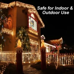 200 LED Clear Led Green Wire String Lights 34ft 10 200 LED Clear Led Green Wire String Lights 34ft -Christmas Decorations Store 200 Clear LED Green Wire String Lights 3 result 600x600 1