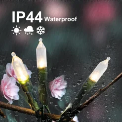 200 LED Clear Led Green Wire String Lights 34ft 11 200 LED Clear Led Green Wire String Lights 34ft -Christmas Decorations Store 200 Clear LED Green Wire String Lights 4 result 600x600 1