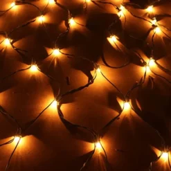 2x100 Warm White Christmas Net Lights 4x4ft 9 2x100 Warm White Christmas Net Lights 4x4ft -Christmas Decorations Store 200 Incandescent Warm White Christmas Net Lights 2 600x600 1