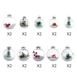 20pcs Clear Christmas Bulb Ornaments 9 20pcs Clear Christmas Bulb Ornaments -Christmas Decorations Store 20Pcs Assorted Size Snow Filling Ornaments 3 result 600x600 1