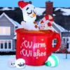 6ft Tall LED Snowman Inflatable Outdoor -Christmas Decorations Store 20 4daefa81 3346 41f0 be54 fcaaf4f696e4 600x600 1