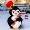 LED Collapsible Penguin Christmas Decorations 22in -Christmas Decorations Store 22in Penguin Christmas Yard Lights 3 600x600 1