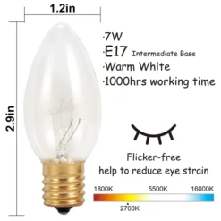 24pcs Christmas Warm White C9 Pathway Marker 30.75ft -Christmas Decorations Store 24 Packs Christmas Warm White C9 Pathway Marker 4 result 600x600 1