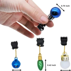 24pcs Christmas Light Up Beard Ornaments -Christmas Decorations Store 24 Piece Beard Ornaments 6 result 600x645 1