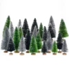 24pcs Mini Snow Frosted Artificial Christmas Trees -Christmas Decorations Store 24Pcs Artificial Mini Christmas Trees 1 result 600x600 1