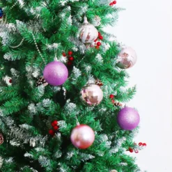 24pcs Lavender Christmas Ball Ornaments 3.15in 12 24pcs Lavender Christmas Ball Ornaments 3.15in -Christmas Decorations Store 24Pcs Basic Christmas Ball Ornaments 3.15in Lavender 6 600x600 1