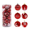 24pcs Red And White Christmas Ball Ornaments 2 24pcs Red And White Christmas Ball Ornaments -Christmas Decorations Store 24Pcs Christmas Ball Ornaments Red and White 2 scaled 600x600 1