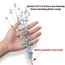 24pcs Gold Glittery Berry Stem For Christmas Tree 11 24pcs Gold Glittery Berry Stem For Christmas Tree -Christmas Decorations Store 24Pcs Christmas Tree Berry Stem Gold 6 600x600 1