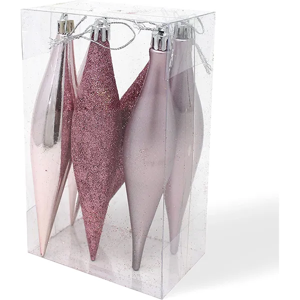 24Pcs Ornaments With 12 Pcs Snow Flakes 3.15in 6 24Pcs Ornaments With 12 Pcs Snow Flakes 3.15in - Image 4