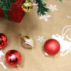 24Pcs Ornaments With 12 Pcs Snow Flakes 3.15in 8 24Pcs Ornaments With 12 Pcs Snow Flakes 3.15in -Christmas Decorations Store 24Pcs Ornaments with 12 Pcs Snow Flakes 3 3 600x600 1