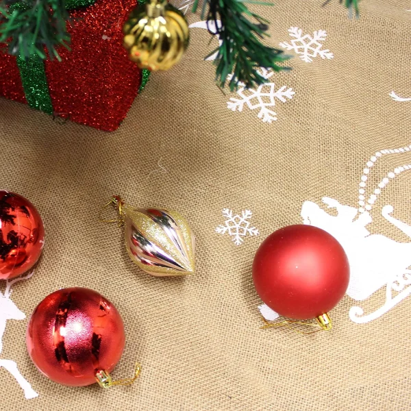 24Pcs Ornaments With 12 Pcs Snow Flakes 3.15in 4 24Pcs Ornaments With 12 Pcs Snow Flakes 3.15in - Image 2