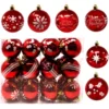 24pcs Blue Christmas Ball Ornaments With Glitters -Christmas Decorations Store 24Pcs Red Christmas Ball Ornament with Glittering Painting 2 6 600x600 1