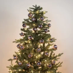 24pcs Glitter Rose Gold Christmas Ball Ornaments 2.36in -Christmas Decorations Store 24Pcs Rose Gold Christmas Ornament with Glittering Painting 2 3 结果 600x600 1