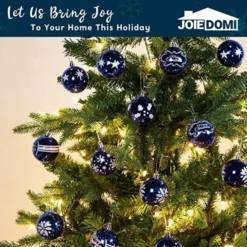24pcs Blue Christmas Ball Ornaments -Christmas Decorations Store 24pcs Blue Christmas Ball Ornaments 4 600x600 1