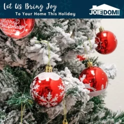 24pcs Red And White Christmas Ball Ornaments 12 24pcs Red And White Christmas Ball Ornaments -Christmas Decorations Store 24pcs Red and White Christmas Ball Ornaments 4 600x600 1