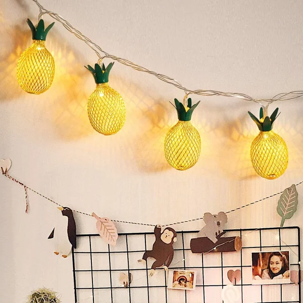 2x10 LED Pineapple Led Fairy String Lights 10ft 4 2x10 LED Pineapple Led Fairy String Lights 10ft - Image 2