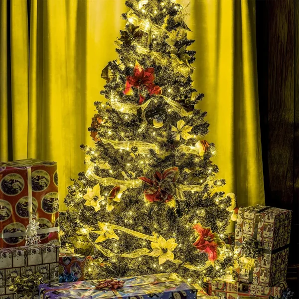 2x100 LED Christmas Clear Green Wire 26.25ft 3 2x100 LED Christmas Clear Green Wire 26.25ft