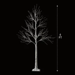 2pcs 96 LED White Birch Tree Decoration With Lights 6ft 11 2pcs 96 LED White Birch Tree Decoration With Lights 6ft -Christmas Decorations Store 2Pcs 96 LED White Birch Tree Decoration with Lights 6ft 4 600x600 1