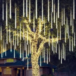 2 X 8 Tubes (12in) Christmas Icicle String Lights, Warm White 9 2 X 8 Tubes (12in) Christmas Icicle String Lights, Warm White -Christmas Decorations Store 2Pcs Christmas Icicle String Lights Warm White 4 600x600 1