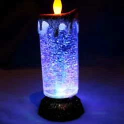 2pcs Flameless Led Candles With Glitter Swirls 12 2pcs Flameless Led Candles With Glitter Swirls -Christmas Decorations Store 2Pcs Flameless Led Candles With Glitter Swirls 5 result 600x729 1