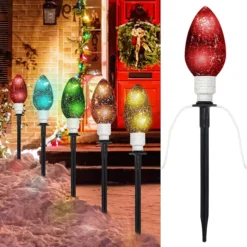 2pcs Multi Color Pathway String Lights 6.5ft