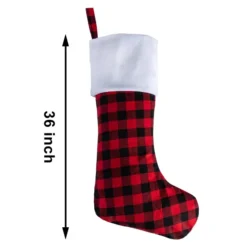 2pcs Red And Black Buffalo Plaid Christmas Stockings 13 2pcs Red And Black Buffalo Plaid Christmas Stockings -Christmas Decorations Store 2Pcs Red Jumbo Plaid Christmas Stockings 7 result 600x600 1