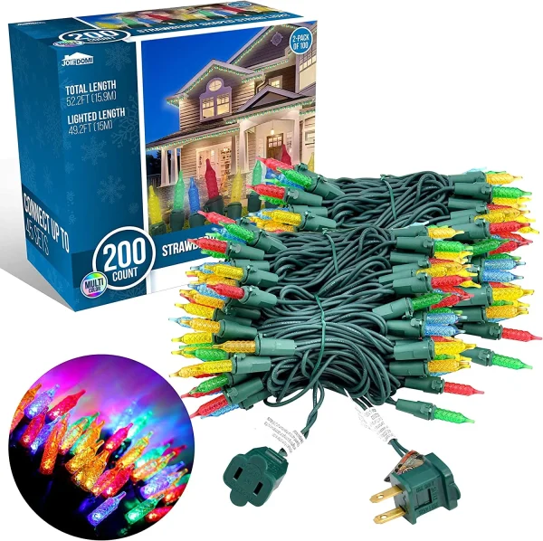 200 LED Christmas Mini String Lights 52.2ft 5 200 LED Christmas Mini String Lights 52.2ft - Image 3