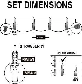 200 LED Christmas Mini String Lights 52.2ft 7 200 LED Christmas Mini String Lights 52.2ft - Image 5