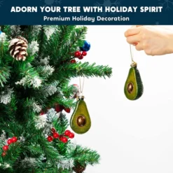 2pcs Avocado Christmas Tree Ornaments -Christmas Decorations Store 2pcs Avocado Christmas Tree Ornaments 4 结果 600x600 1
