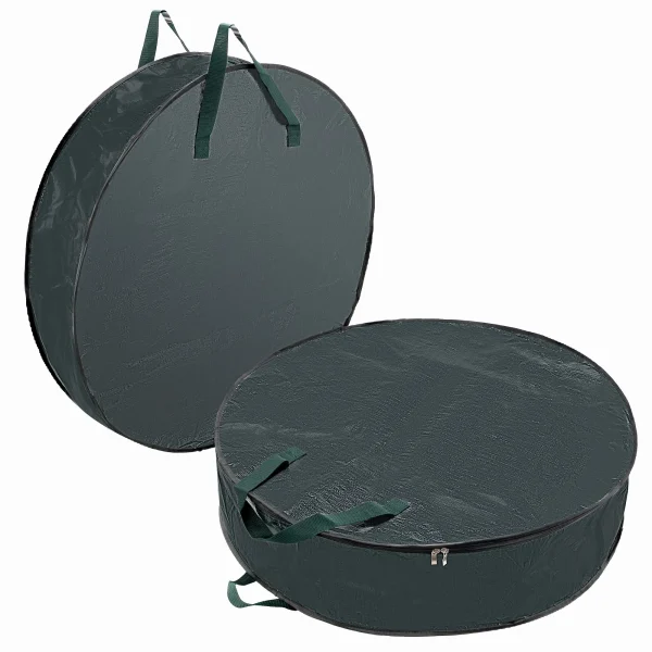 2pcs Christmas Wreath Storage Bags Container 3 2pcs Christmas Wreath Storage Bags Container