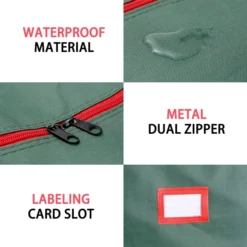 2pcs Green Christmas Tree Storage Bags 48in -Christmas Decorations Store 2pcs Green Christmas Tree Storage Bags 48in 3 1 600x600 1