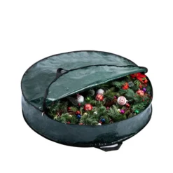 2pcs Green Christmas Wreath Storage Bags 36in -Christmas Decorations Store 2pcs Green Christmas Wreath Storage Bags 36in 3 1 600x600 1