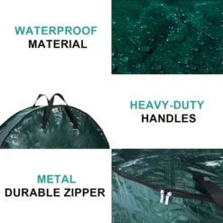 2pcs Green Christmas Wreath Storage Bags 36in -Christmas Decorations Store 2pcs Green Christmas Wreath Storage Bags 36in 4 1 600x600 1