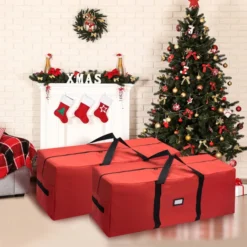 2pcs Red Christmas Tree Storage Bags 48in -Christmas Decorations Store 2pcs Red Christmas Tree Storage Bags 48in 6 1 600x600 1