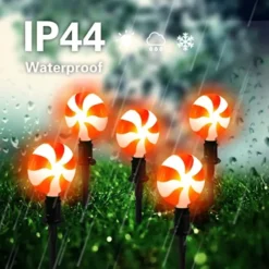 2x7 Christmas Lollipop Pathway String Lights -Christmas Decorations Store 2x7 Christmas Lollipop Pathway String Lights 1 600x600 1