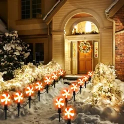 2x7 Christmas Lollipop Pathway String Lights -Christmas Decorations Store 2x7 Christmas Lollipop Pathway String Lights 3 600x600 1