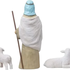 3pcs Shepherd And Stable Sheep Resin Nativity Figurine -Christmas Decorations Store 3 PCS Christmas Decoration Shepherd and Stable Sheep Animals Resin Nativity Figurines 4 result 600x520 1