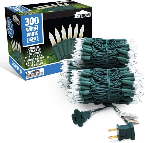 3x100 Warm White String Lights 24.6ft 5 3x100 Warm White String Lights 24.6ft - Image 3