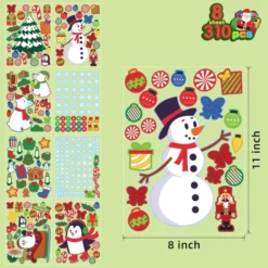 300Pcs Christmas Characters Window Clings -Christmas Decorations Store 300Pcs Christmas Characters Window Clings 4 result 600x600 1