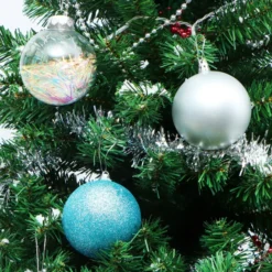 30pcs Blue, White And Silver Christmas Ball Ornaments -Christmas Decorations Store 30Pcs Assorted Style Ball Ornaments Blue White Silver 3 6 result 600x600 1