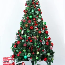 30pcs Red Green & White Clear Ball Ornaments 3.15in -Christmas Decorations Store 30Pcs Red amp Green Assorted Style Christmas Ball Ornaments 3.15in 5 result 600x860 1