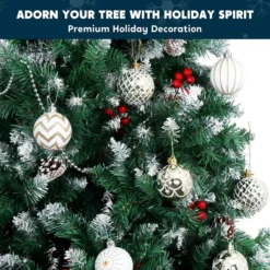 30pcs Gold & White Assorted Christmas Ornaments 6cm -Christmas Decorations Store 30pcs Gold amp White Assorted Christmas Ornaments 6cm 3 600x600 1