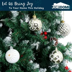 30pcs Gold & White Assorted Christmas Ornaments 6cm -Christmas Decorations Store 30pcs Gold amp White Assorted Christmas Ornaments 6cm 4 600x600 1