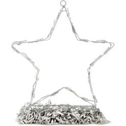 335 LED Warm White Star String Lights 16.4ft -Christmas Decorations Store 335 LED Warm White Star String Lights 16 1 1