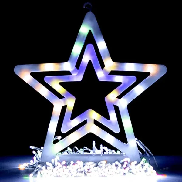 345 LED 8 Lighting Modes Waterfall Lights 16.4ft 4 345 LED 8 Lighting Modes Waterfall Lights 16.4ft - Image 2