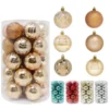 34pcs Champagne Christmas Ball Ornaments 2.36in -Christmas Decorations Store 34Pcs Christmas Ball Ornaments Champagne 1 600x600 1